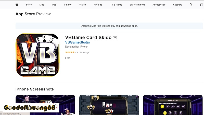 Hướng dẫn cách tải app game VB52 Club về iOS
