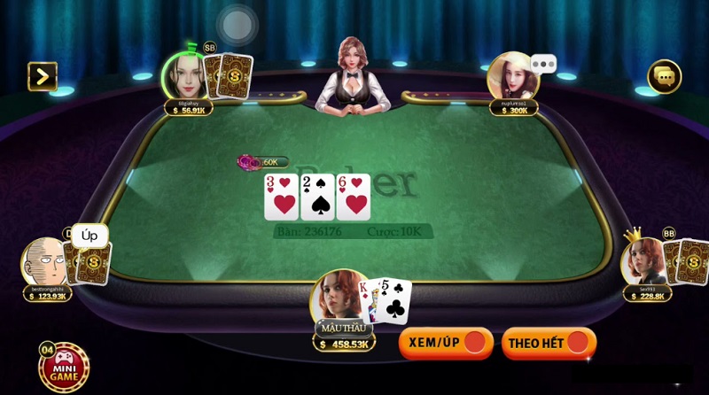 Game bài Poker của Top88 nhận được sự yêu thích từ người chơi
